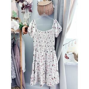 Wandering Amongst Wildflowers Blooming Floral Smocked Twirl Dress 10/12